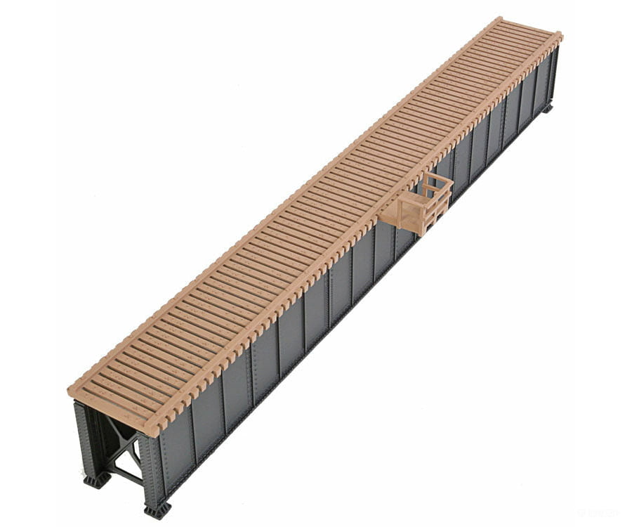 Walthers Cornerstone 4508 90’ Single-Track Railroad Deck Girder Bridge -- Kit - 12-7/16 X 1-3/16