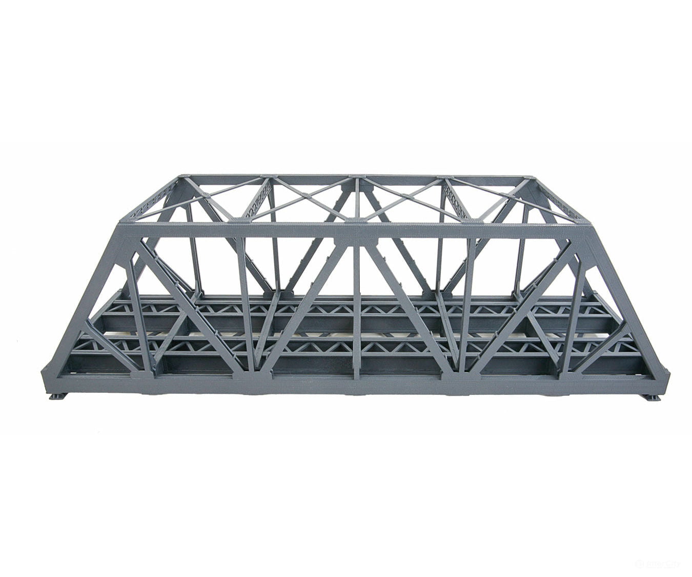 Walthers Cornerstone 4510 Modernized Double-Track Railroad Truss Bridge -- Kit - 15 X 5 4-1/2’