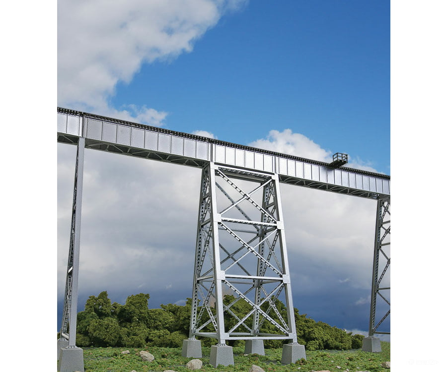 Walthers Cornerstone 4554 Steel Railroad Bridge Tower -- Kit - 4-7/16 X 4-1/2 11’ 11.3 11.4
