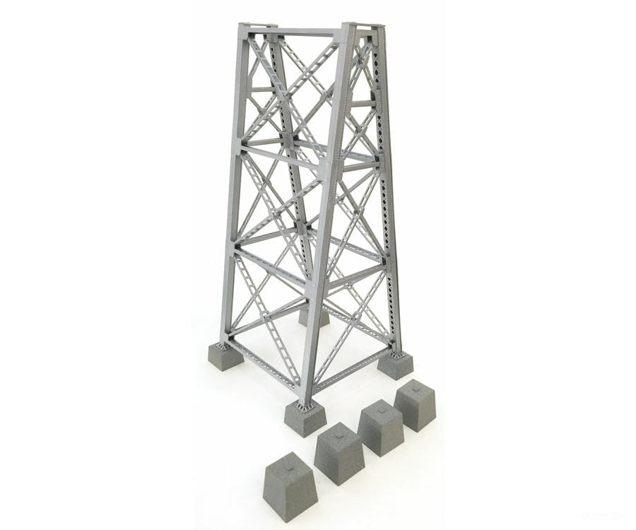 Walthers Cornerstone 4554 Steel Railroad Bridge Tower -- Kit - 4-7/16 X 4-1/2 11’ 11.3 11.4