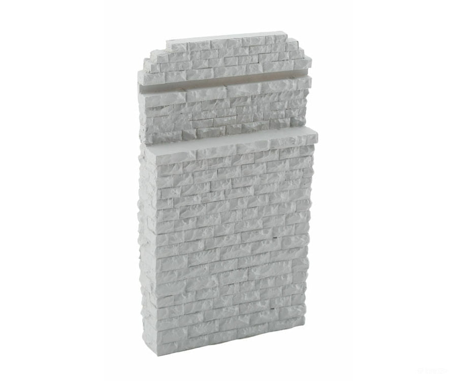 Walthers Cornerstone 4583 Single-Track Railroad Bridge Stone Abutment - Resin Casting --