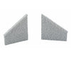Walthers Cornerstone 4586 Railroad Bridge Stone Wing Walls - Resin Casting -- One Each Left & Right;