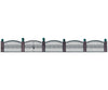 Walthers Cornerstone 550 Wrought Iron Fence - Kit -- 25-1/2’ 65Cm Scenery Details