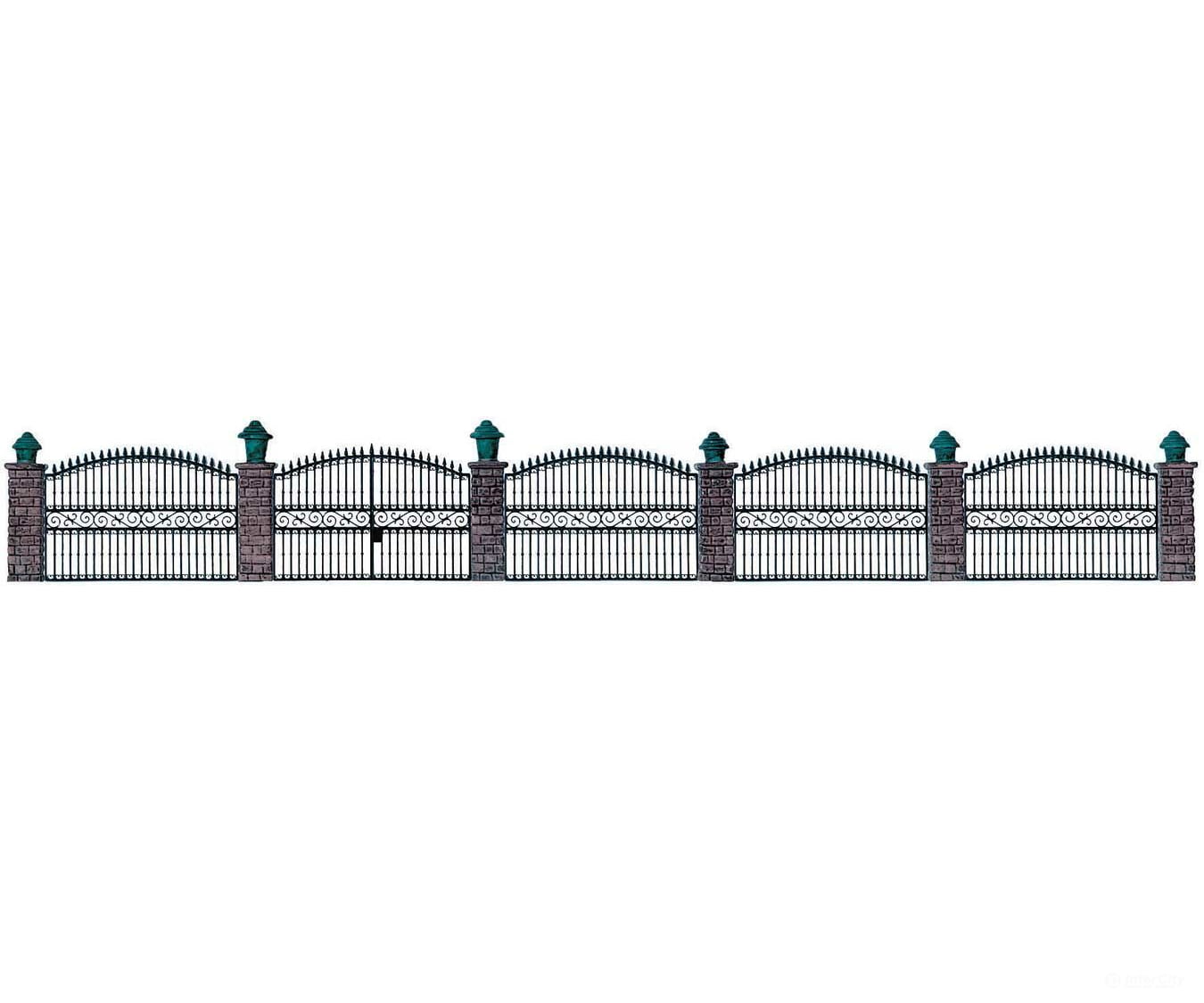 Walthers Cornerstone 550 Wrought Iron Fence - Kit -- 25-1/2’ 65Cm Scenery Details