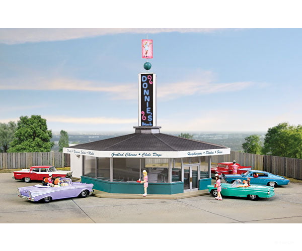 Walthers Ho Cornerstone Donnie’s Drive-In #3474 Structures