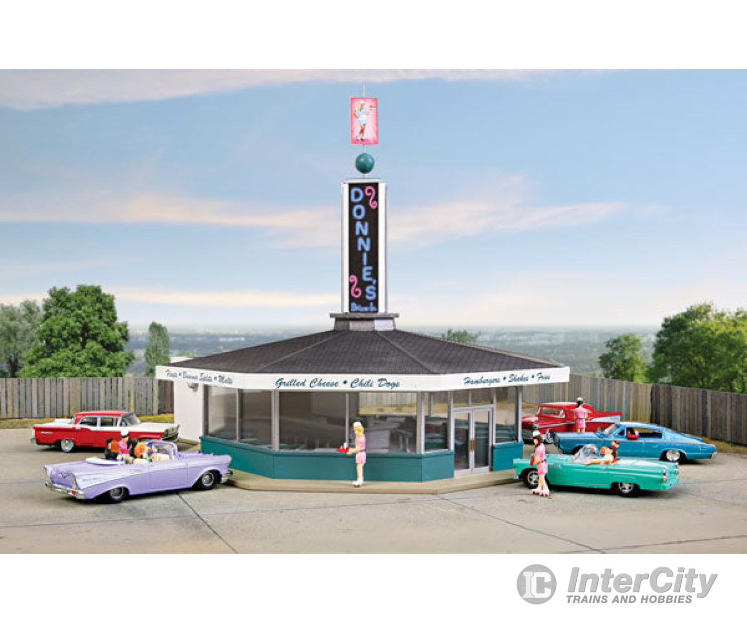 Walthers Ho Cornerstone Donnie’s Drive-In #3474 Structures