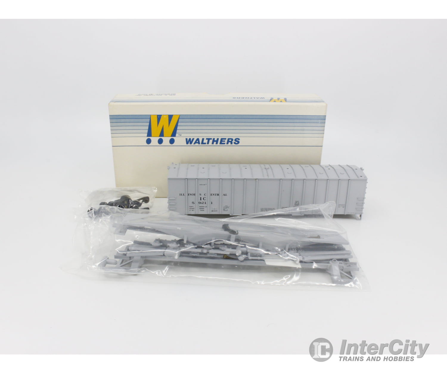 Walthers Ho Iccr Hist Freight Car Kit Illinois Central (Ic) 59211 Cars