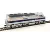 Walthers Mainline 19467 Emd F40Ph - Esu Sound And Dcc -- Amtrak(R) #374 (Phase Iv; Silver Wide Blue