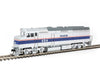 Walthers Mainline 9468 Emd F40Ph - Standard Dc -- Amtrak(R) #404 (Phase Iv; Silver Wide Blue Thin