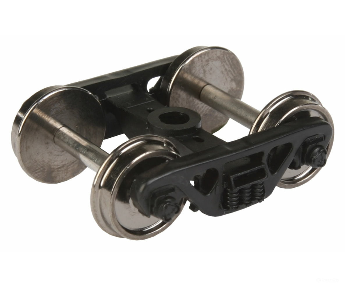 Walthers Proto 2002 Rigid Plastic Trucks W/36 Rp-25 Metal Wheels & Axles -- 100-Ton Barber S-2 - 1