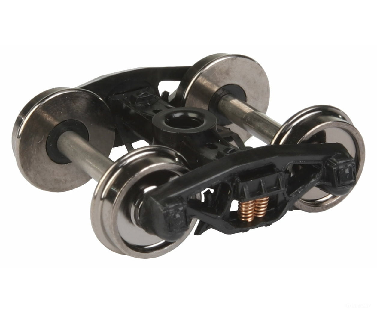 Walthers Proto 2008 Sprung Plastic Trucks W/33 Metal Rp-25 Wheels & Axles -- Bettendorf - 1 Pair