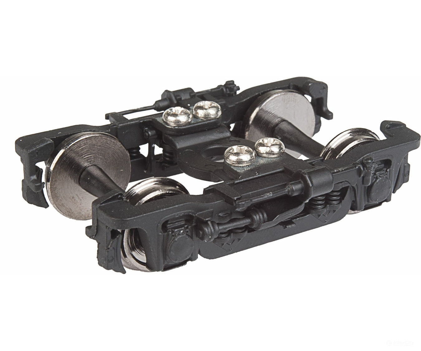 Walthers Proto 2112 Gsc 41-Np-11 (Prr 2E-P5) Metal Passenger Trucks With Rp-25 Wheels -- Black - 1