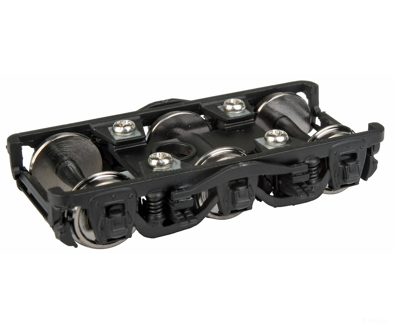 Walthers Proto 2204 Heavyweight 6-Wheel Metal Passenger Trucks W/Rp-25 Wheels -- Type 2411 - 1 Pair