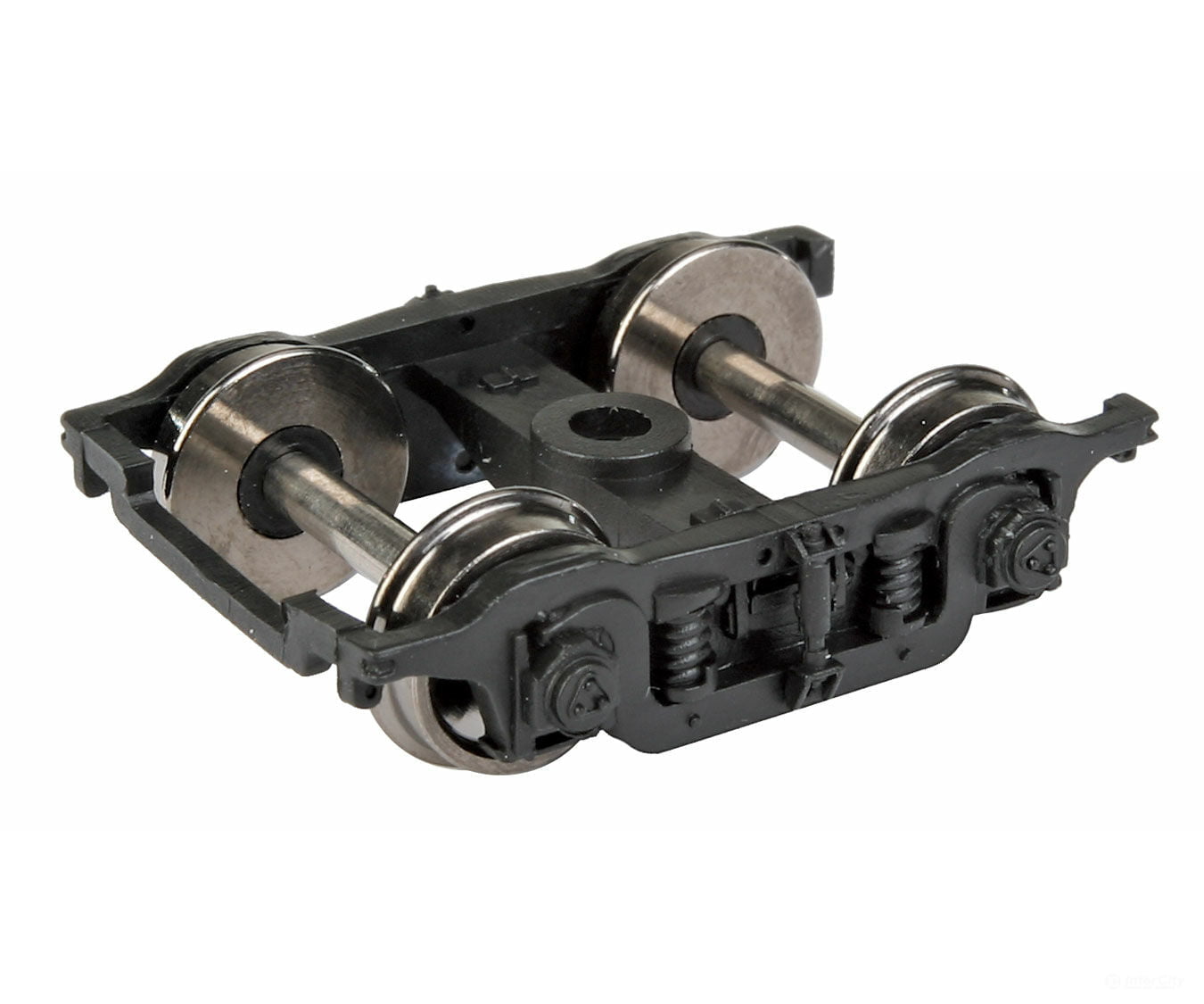 Walthers Proto 2214 Gsc Bx Express Car Trucks - Plastic W/Rp-25 Metal Wheels -- Black 1 Pair