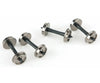 Walthers Proto 2301 33 Turned Metal Rp-25 Wheelsets -- With Plastic Axles Pkg(12) Couplers & Trucks