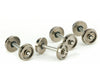 Walthers Proto 2302 36 Turned Metal Rp-25 Wheelsets -- With Axles Pkg(12) Couplers & Trucks
