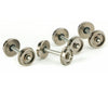 Walthers Proto 2305 36 Turned Metal Rp-25 Wheelsets -- With Axles Pkg(100) Couplers & Trucks