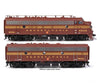 Walthers Proto 49537 Emd Fp7 & F7B Standard Dc -- Pennsylvania Railroad Efp-15 #9834A Eh-15 #9834B