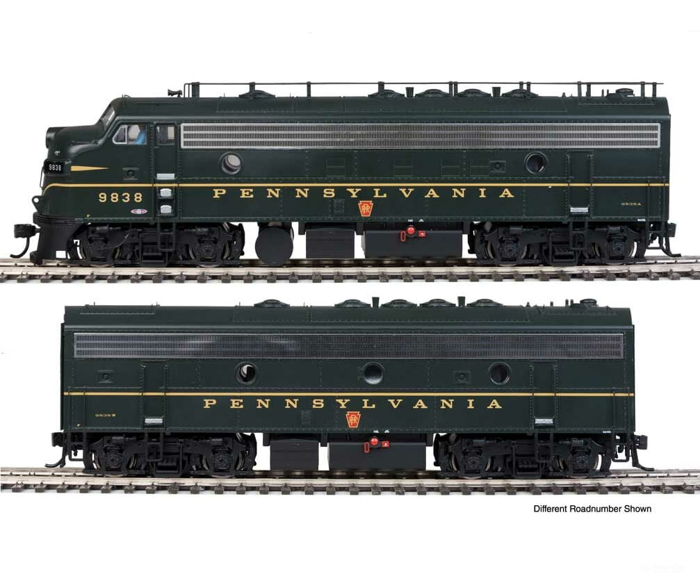 Walthers Proto 49538 Emd Fp7 & F7B Standard Dc -- Pennsylvania Railroad Efp-15 #9858A Eh-15 #9858B
