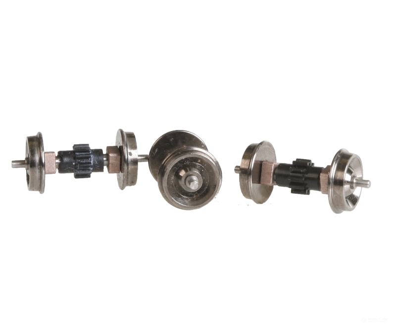 Walthers Proto 584494 Replacement Geared Driver Assembly (Diesel Wheelset) Pkg(3) -- Fits Life-Like