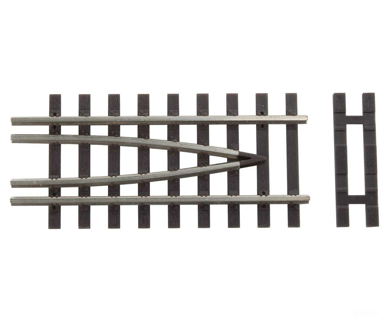 Walthers Scenemaster 10005 Code 100 Nickel Silver Bridge Track End Set -- Includes 2 Pieces Spacer