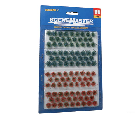 Walthers Scenemaster 1106 Grass Tufts - Pkg(104) 1/4’ 0.6Cm Tall -- Wildflower Patches & Scenery