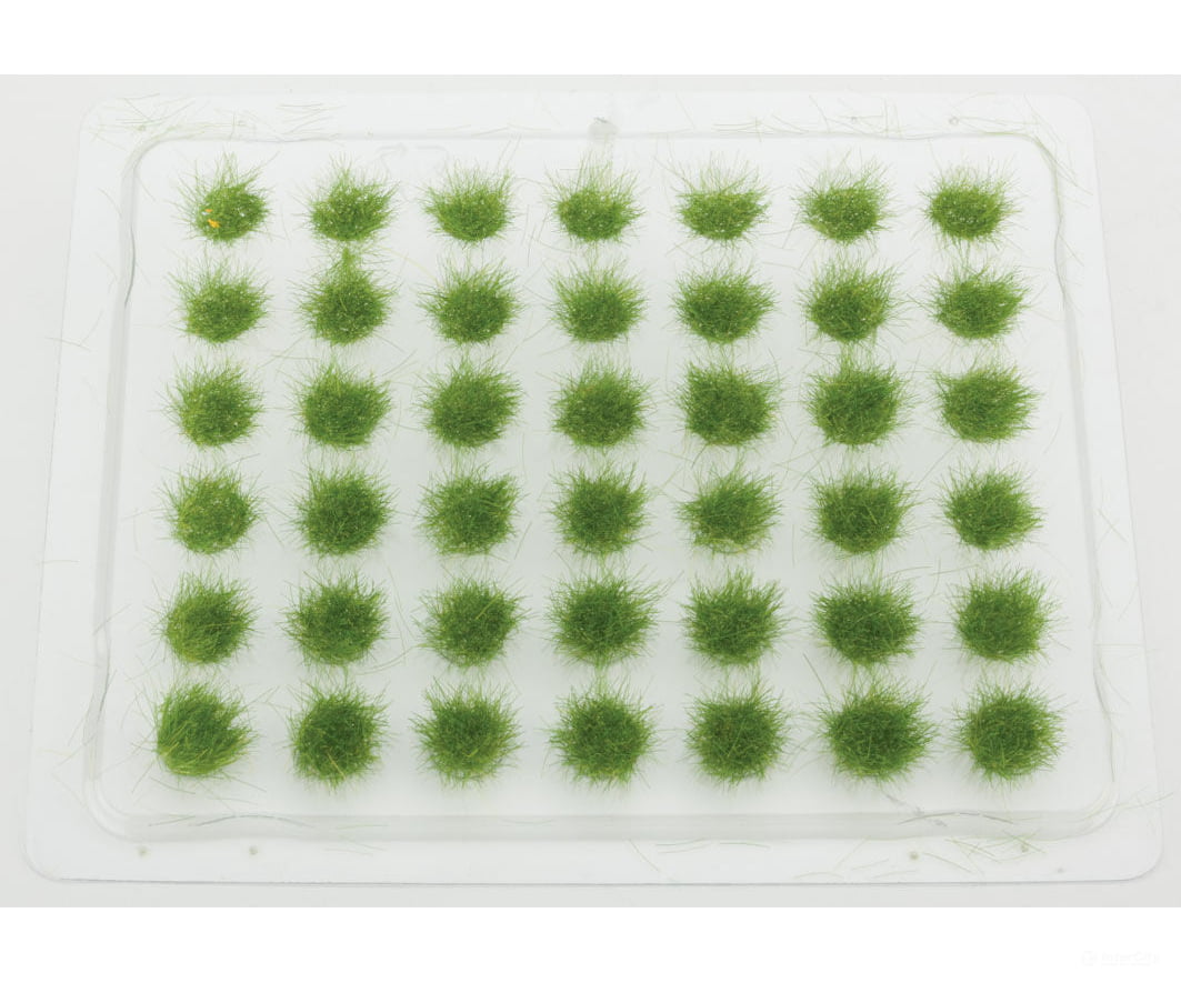 Walthers Scenemaster 1111 Grass Tufts - 1/4’ 0.6Cm Tall -- Summer Pkg(42) & Scenery Mats