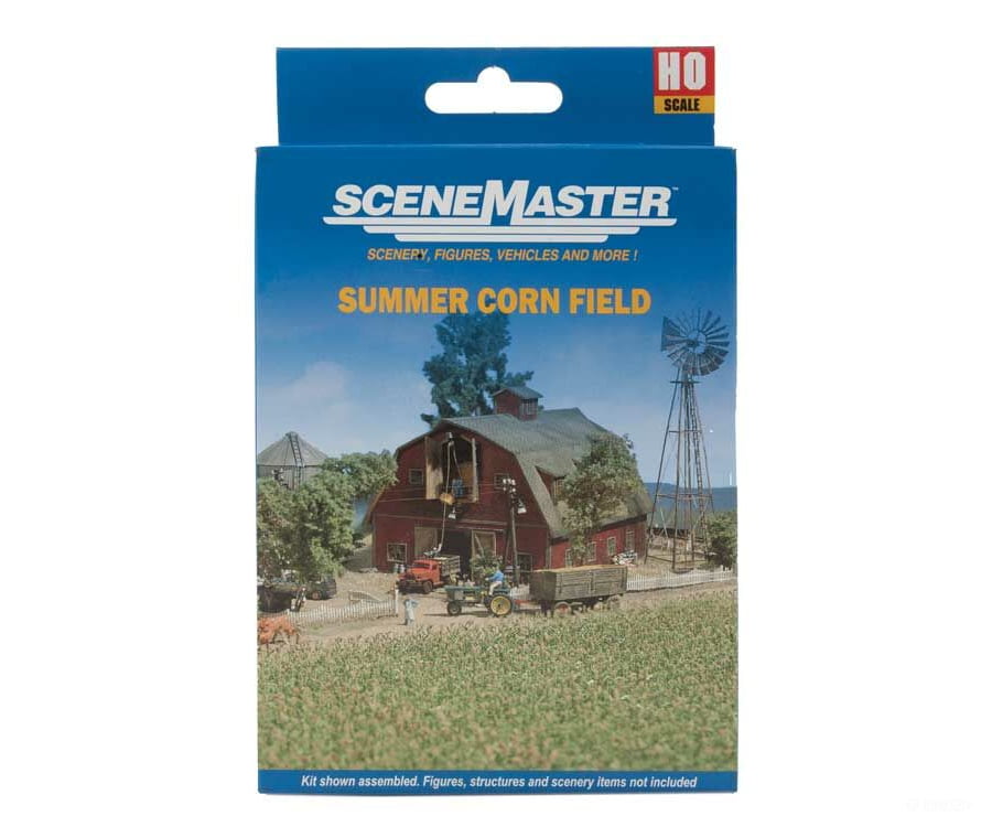 Walthers Scenemaster 1140 Summer Corn Field -- Green Grass & Scenery Mats