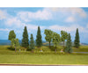 Walthers Scenemaster 1157 Mixed Deciduous & Pine Trees Pkg(10) -- 1-9/16 To 3-3/8’ 3.9 8.5Cm