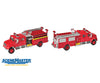 Walthers Scenemaster 11841 International(R) 4900 Crew Cab Fire Engine - Assembled -- Red Cars &