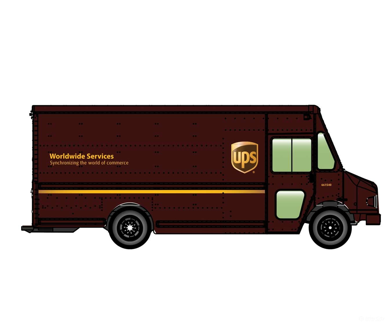 Walthers Scenemaster 12100 Morgan Olson(R) Route Star Van -- Ups(R) Package Car - New Style Cars &