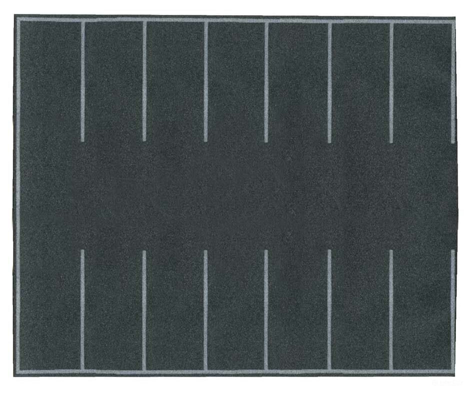 Walthers Scenemaster 1260 Flexible Self-Adhesive Paved Parking Lot -- 7-7/8 X 6-3/16’ 20 16Cm