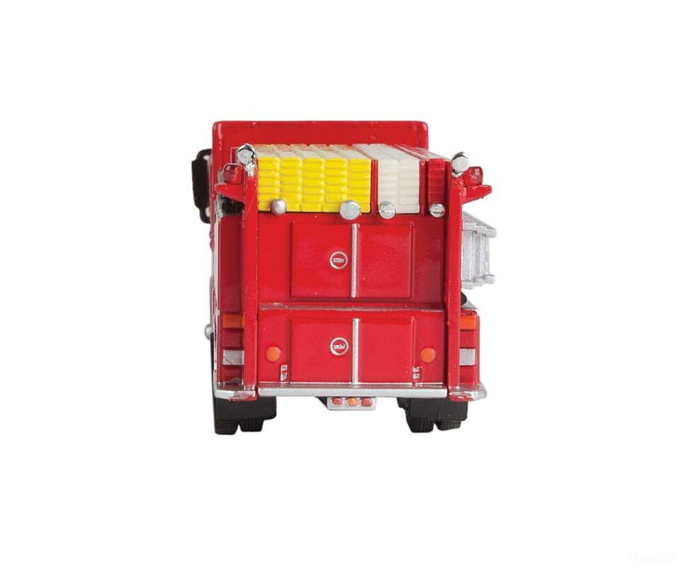 Walthers Scenemaster 13800 Heavy-Duty Fire Engine - Assembled -- Red Cars & Trucks