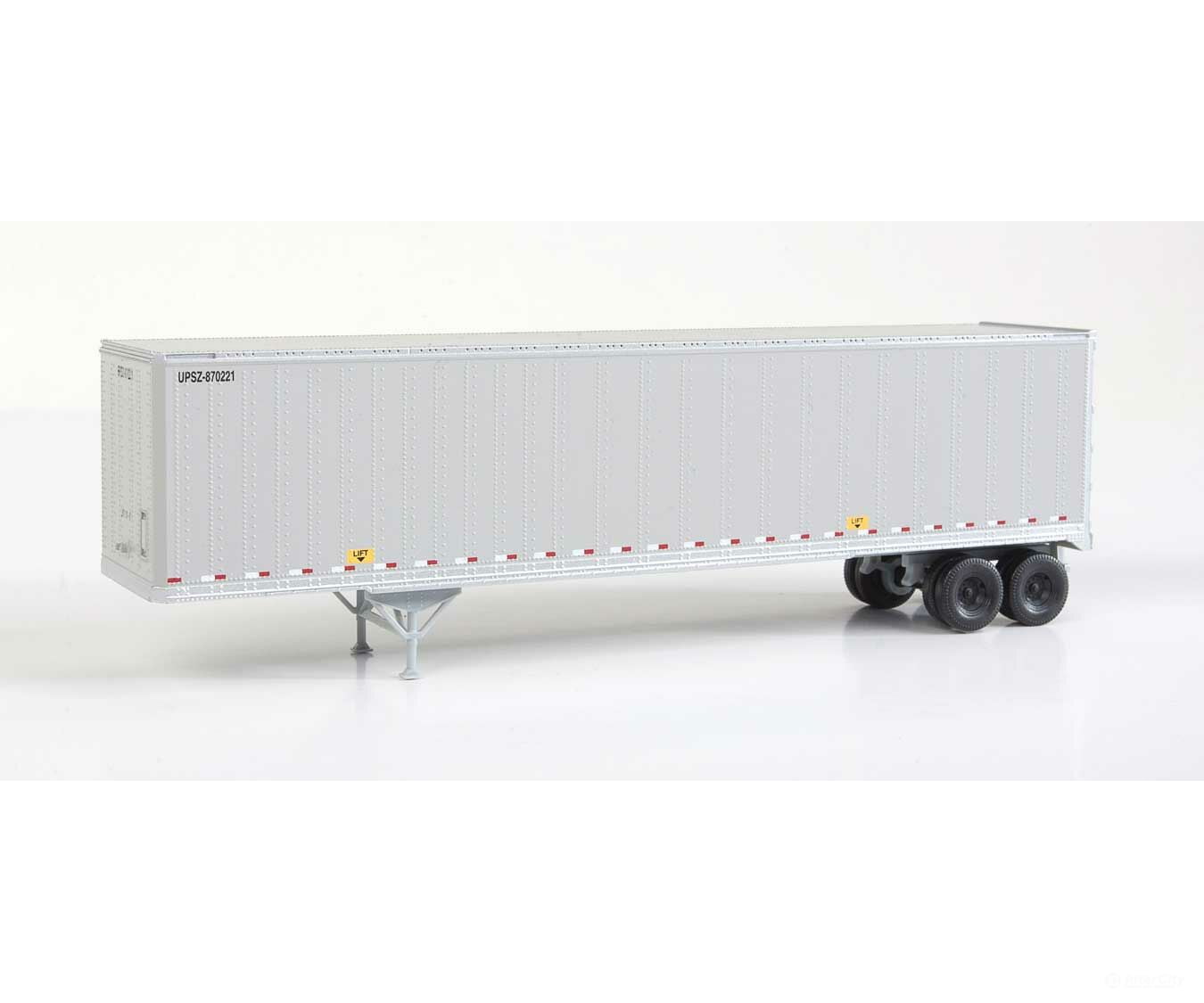 Walthers Scenemaster 2212 45’ Stoughton Trailer 2-Pack - Assembled -- United Parcel Service Upsz