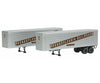 Walthers Scenemaster 2405 35’ Fluted-Side Trailer 2-Pack - Assembled -- Pennsylvania Railroad