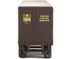 Walthers Scenemaster 2428 35’ Fluted-Side Trailer 2-Pack - Assembled -- United Parcel Service
