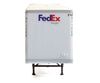 Walthers Scenemaster 2452 53’ Stoughton Trailer 2-Pack - Assembled -- Fedex Freight Loads &