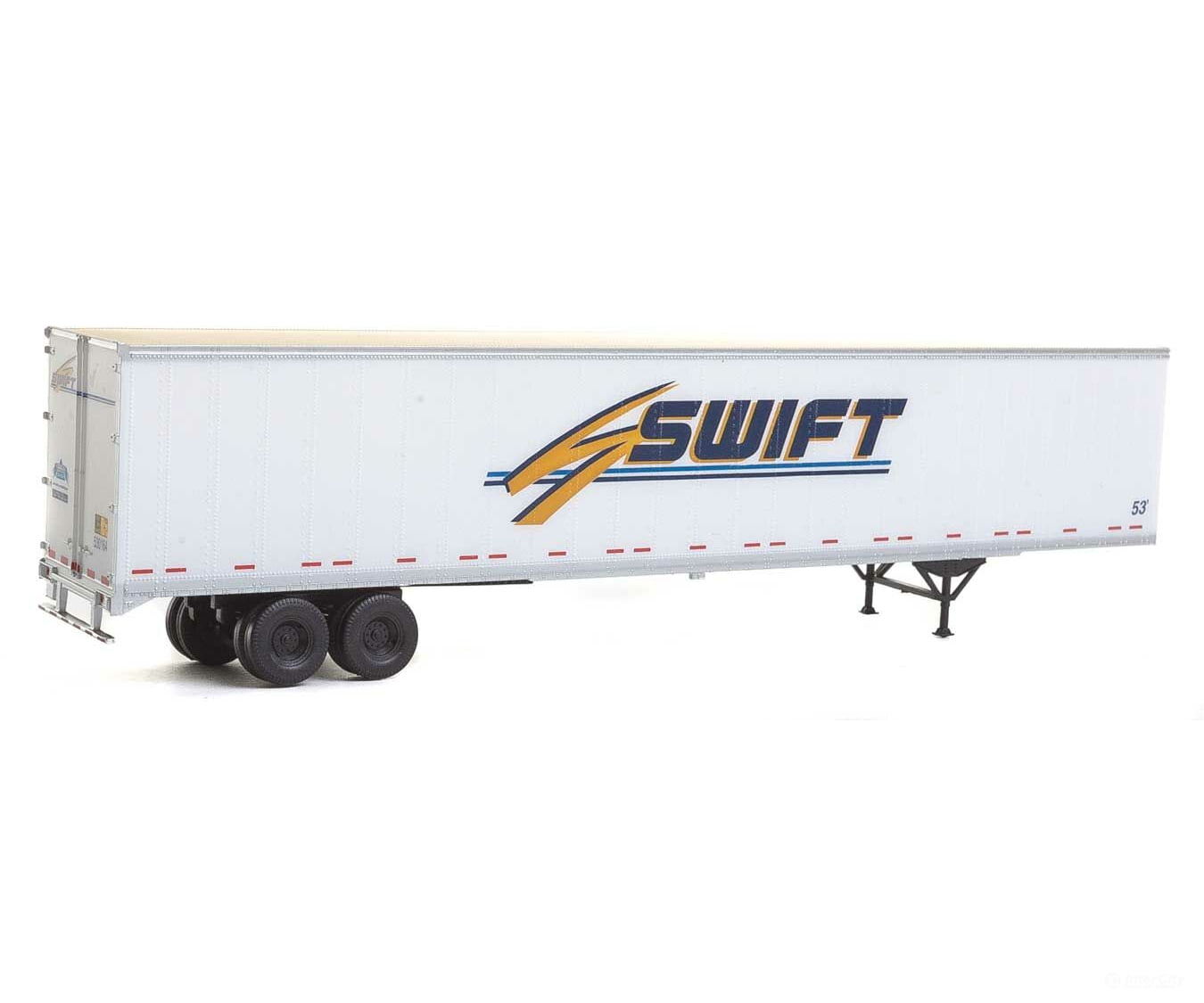 Walthers Scenemaster 2457 53’ Stoughton Trailer 2-Pack - Assembled -- Swift Freight Loads &
