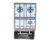 Walthers Scenemaster 2501 40’ Trailmobile Trailer 2-Pack - Assembled -- Santa Fe (White Blue)