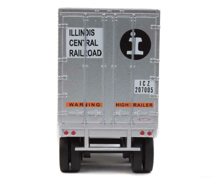 Walthers Scenemaster 2506 40’ Trailmobile Trailer 2-Pack- Assembled -- Illinois Central Freight