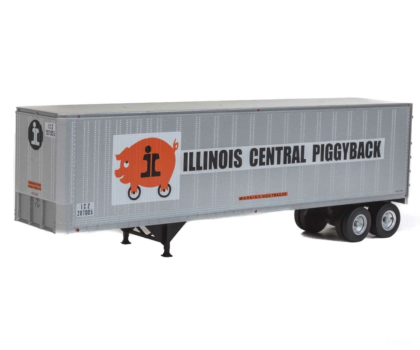 Walthers Scenemaster 2506 40’ Trailmobile Trailer 2-Pack- Assembled -- Illinois Central Freight
