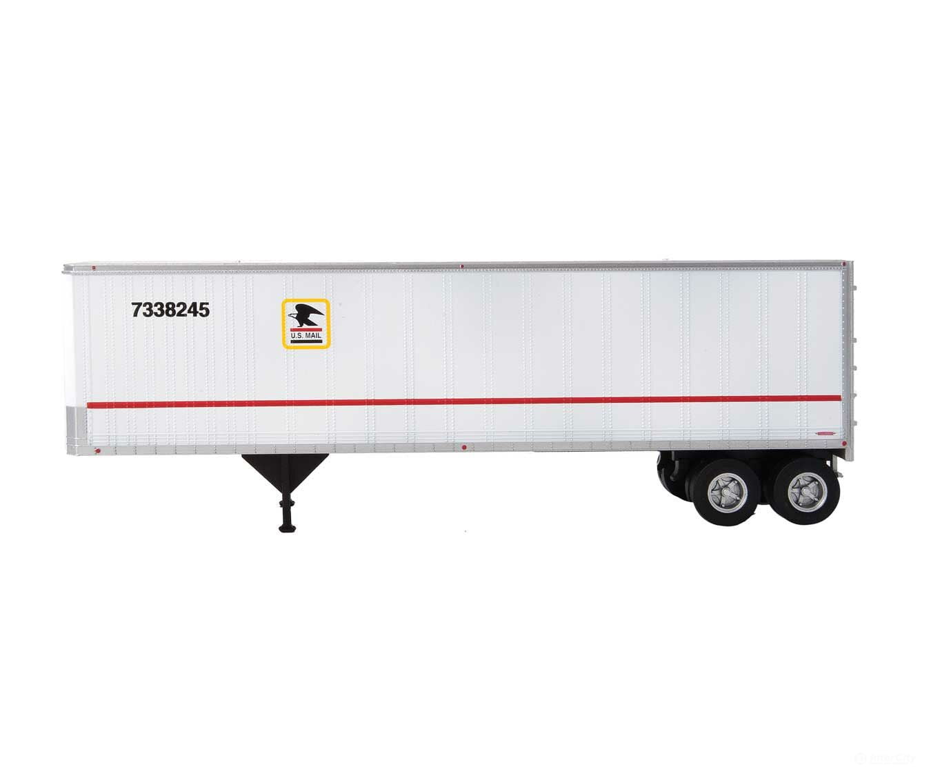 Walthers Scenemaster 2517 40’ Trailmobile Trailer 2-Pack - Assembled -- Us Postal Service (White