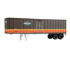 Walthers Scenemaster 2601 Flexi-Van 40’ Trailer 2-Pack - Assembled -- Illinois Central (Diamond