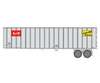 Walthers Scenemaster 2602 Flexi-Van 40’ Trailer 2-Pack - Assembled -- Louisville & Nashville