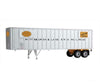 Walthers Scenemaster 2606 Flexi-Van 40’ Trailer 2-Pack - Assembled -- New York Central #1 (Yellow