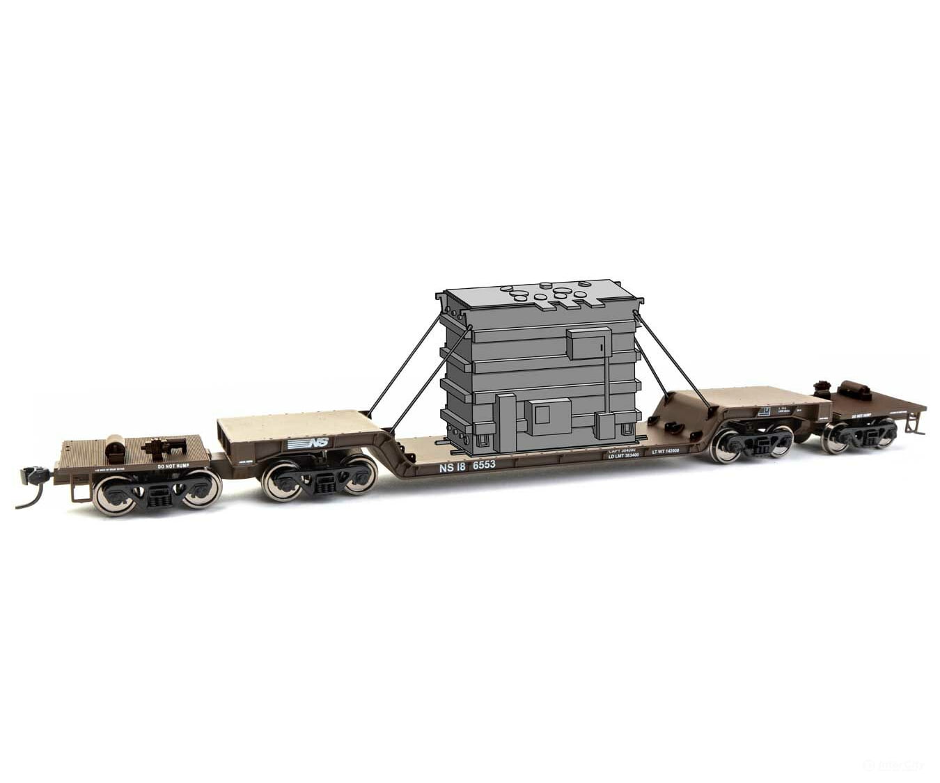 Walthers Scenemaster 3107 Transformer Load -- Kit - Fits Walthersmainline & 81’ 8-Axle Depressed