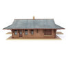 Walthers Scenemaster 3553 Pennsylvania System Brick Combination Station -- Kit - 12-5/8 X 6