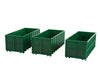 Walthers Scenemaster 4100 Large Dumpsters - Assembled -- Green Pkg(3) Scenery Details