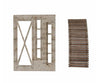 Walthers Scenemaster 4128 Foot Bridge -- Kit - 2-3/8 X 7/8 1/2’ 6 2.2 1.3Cm Scenery Details
