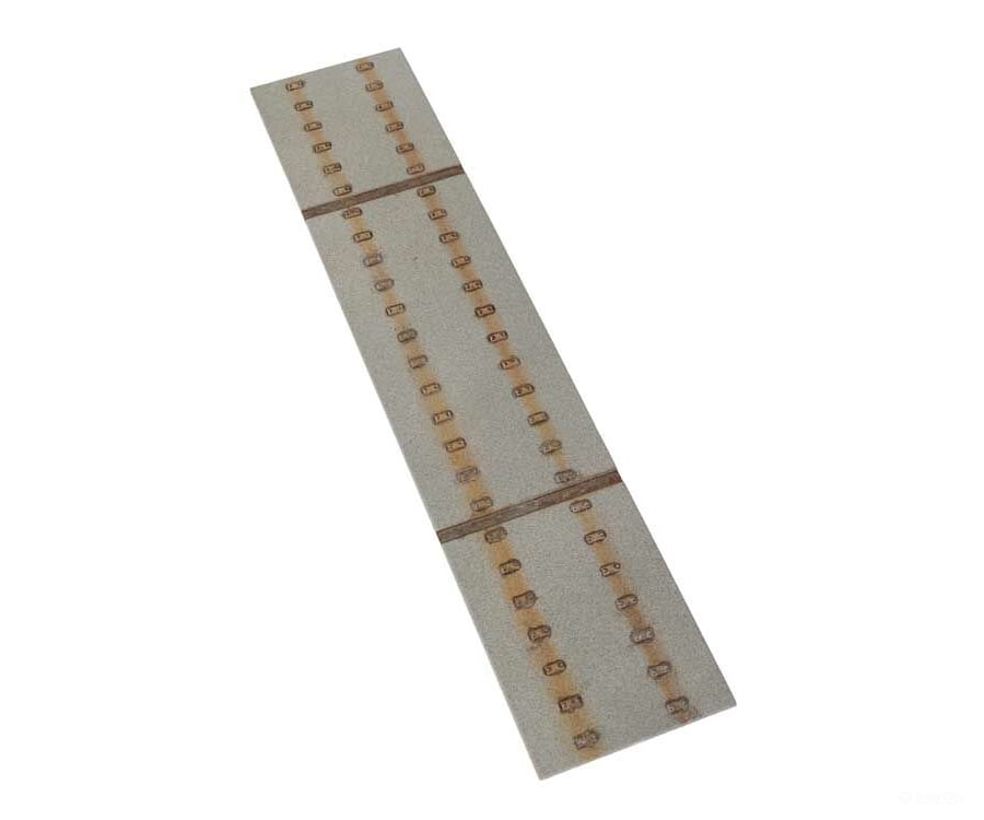Walthers Scenemaster 4163 Concrete Track Pads -- Kit - Set Of 9 Each; 5-7/8 X 1-1/2’ 150 38.5Mm